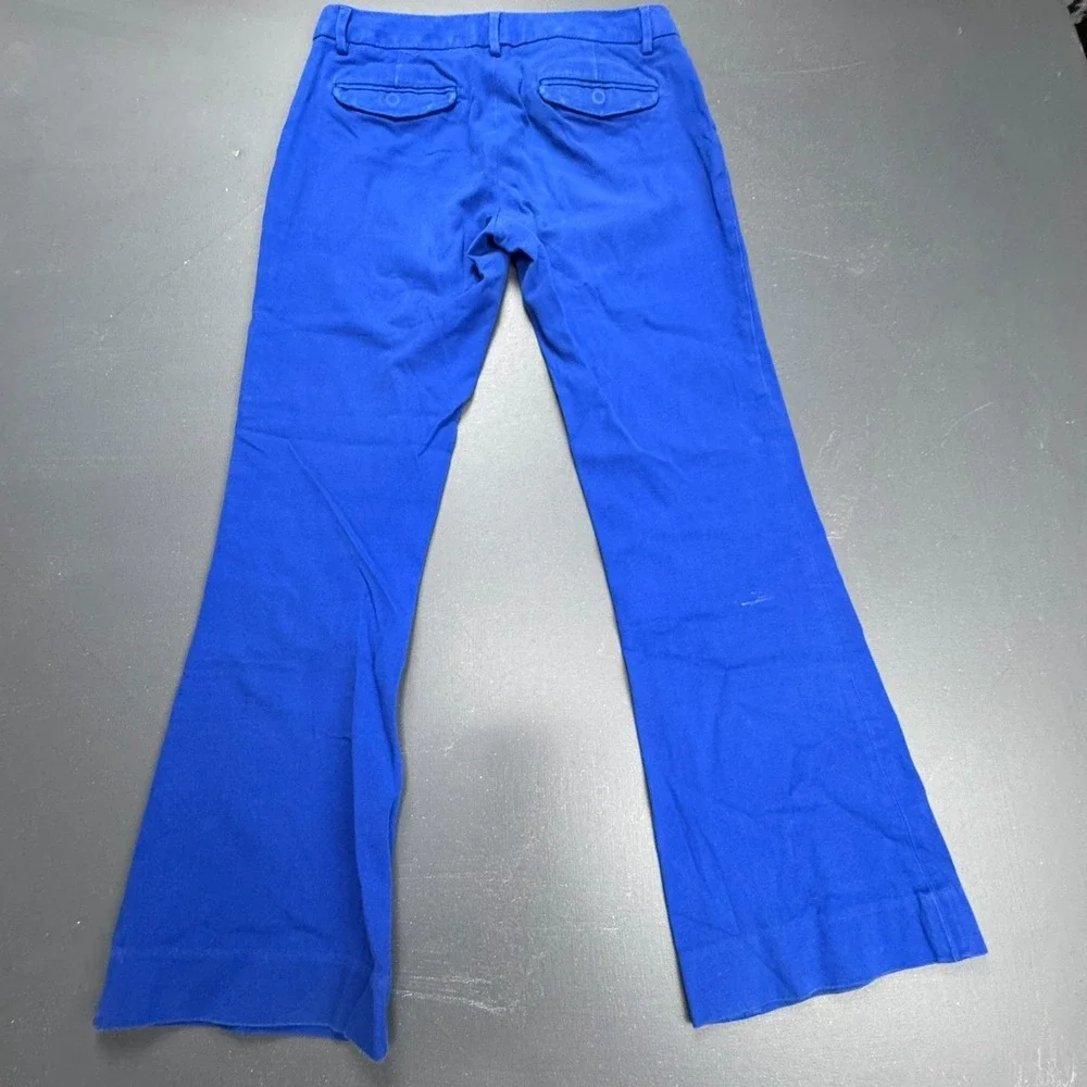 GAP Modern Boot Pants Women's Size 4 Blue Two-Way Stretch Flare Trouser Business - Picture 10 of 13
